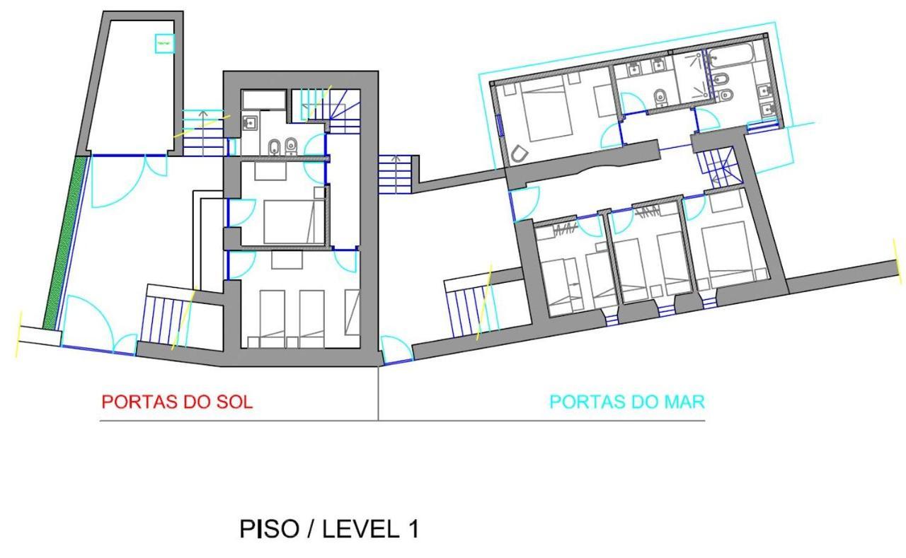 Casas Das Portas Do Mar E Das Portas Do Sol Sao Roque do Pico Ngoại thất bức ảnh